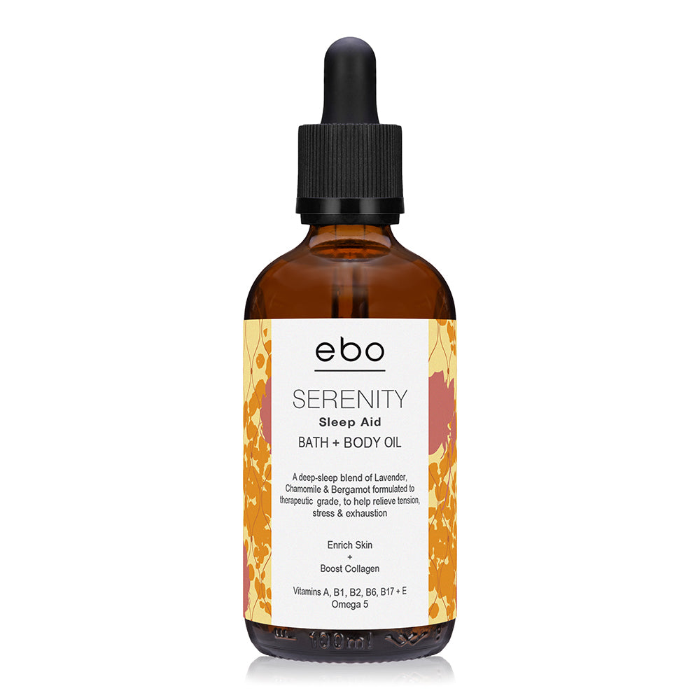 sleep aid serenity bath and body oil